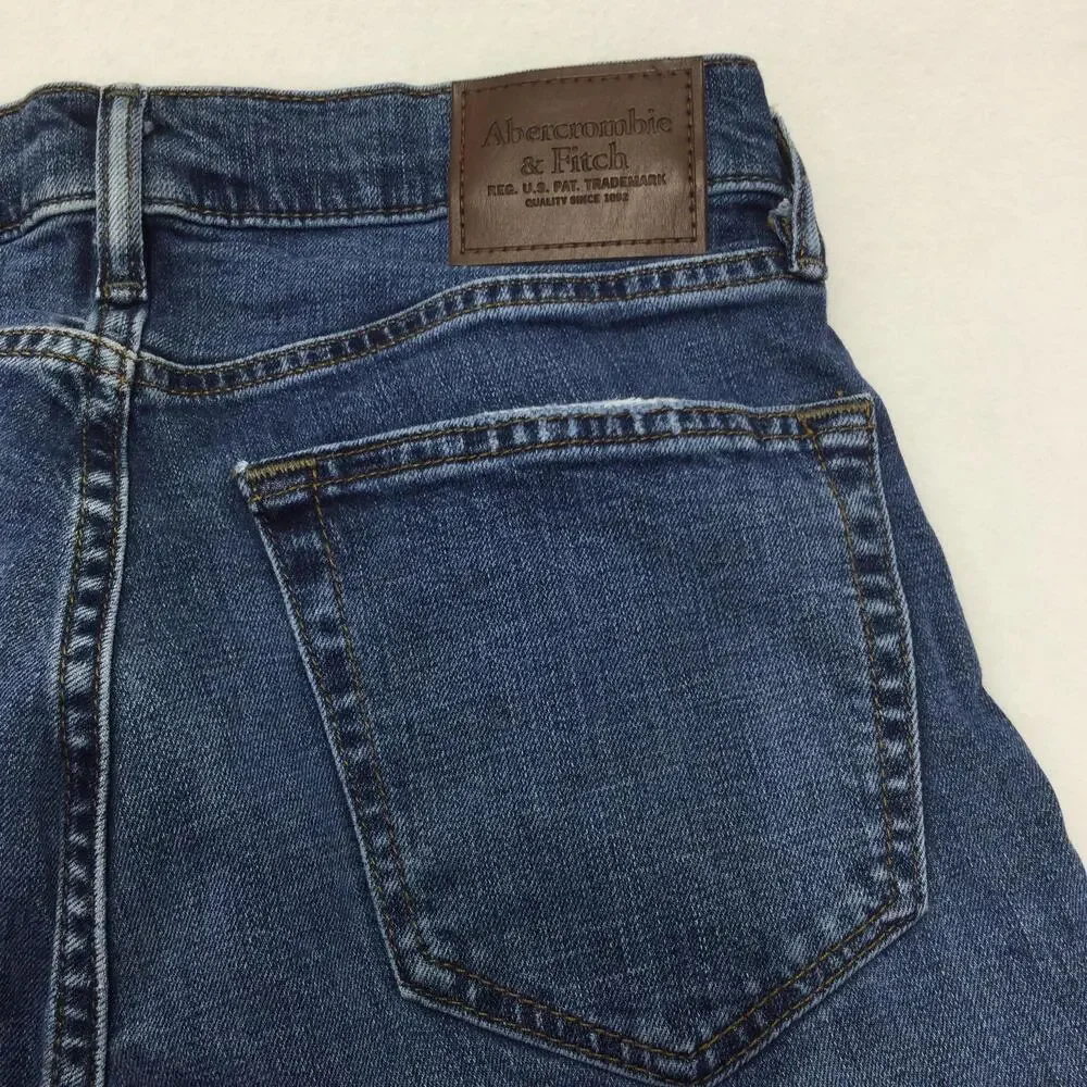 Abercrombie & Fitch Rustin Athletic Skinny Jeans Mens 29x30 Distressed Stretch